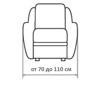 Чехол для мягкой мебели Миллениум 70-110